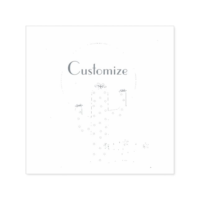 Tampon Auto-encreur Cactus du désert Sun Thunder_Cove (Design)