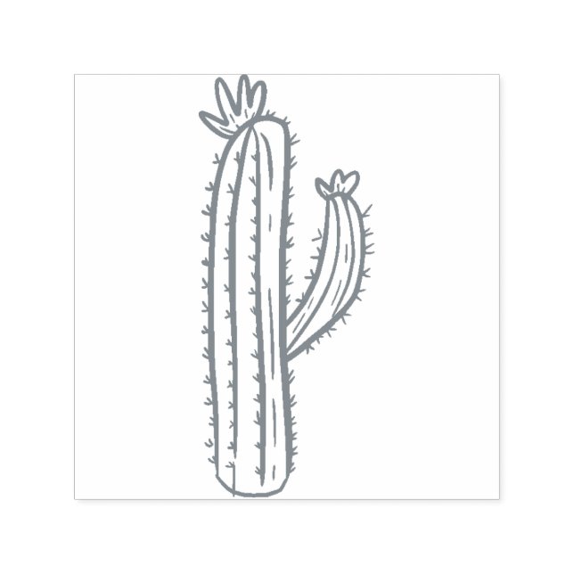 Tampon Auto-encreur Cactus Scrapbooking (Design)