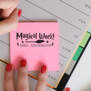 Tampon Auto-encreur Cadeau de professeur de travail magique amusant mi