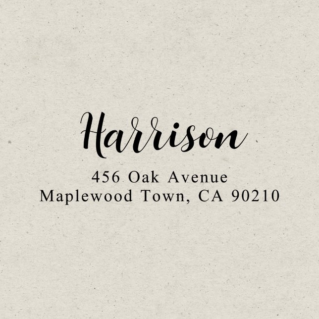 Tampon Auto-encreur Calligraphie de script moderne simple (Créateur téléchargé)