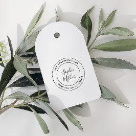 Tampon Auto-encreur Calligraphie Moderne Ajouter Votre Entreprise Nom 