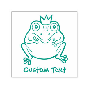 Tampon Auto-encreur Caricature de grenouille