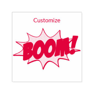 Tampon Auto-encreur Cartoon Boom Thunder_Cove