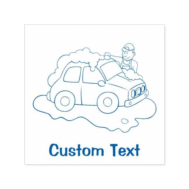 Tampon Auto-encreur Carwashington Man (Design)