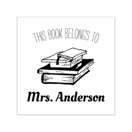 Tampon Auto-encreur Ce Livre Appartient Au Nom De L'Enseignant