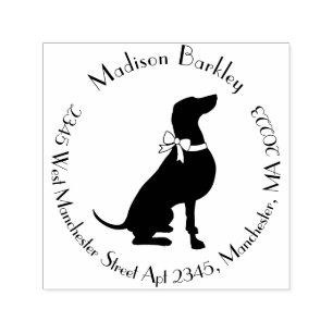 Tampon Auto-encreur Chien de Weimaraner Chien Puppy