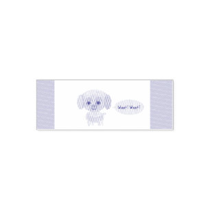 Tampon Auto-encreur Chiot à aboyer