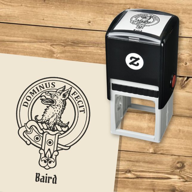 Tampon Auto-encreur Clan Baird Crest (Créateur téléchargé)