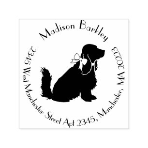 Tampon Auto-encreur Cocker Spaniel Chien Chien Puppy