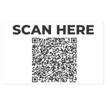 Code QR d'entreprise personnalisé ici Grande taill