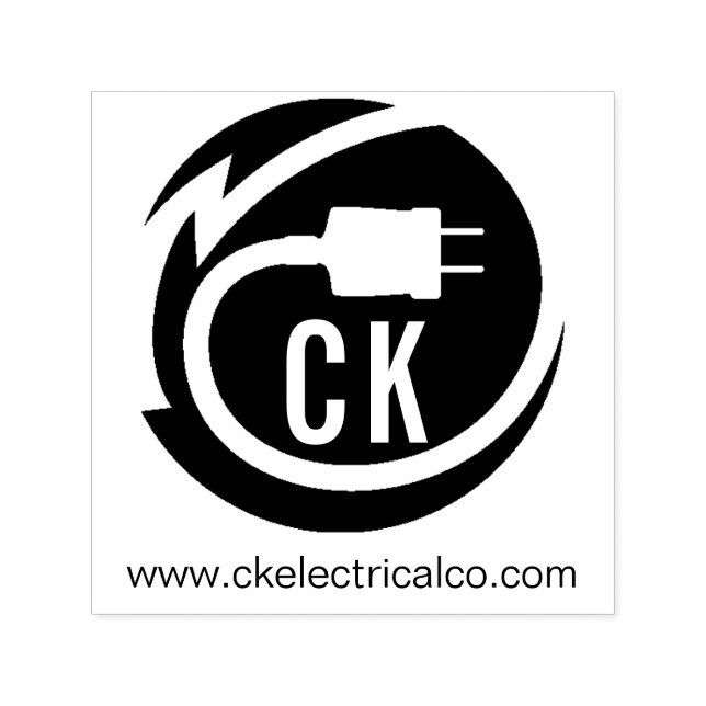 Tampon Auto-encreur Conception du logo électronique (Design)