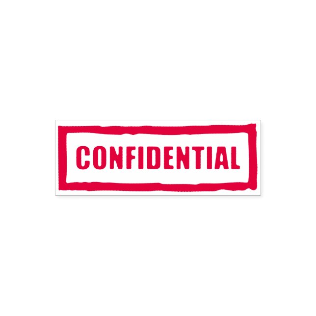 Tampon Auto-encreur Confidentiel (Design)