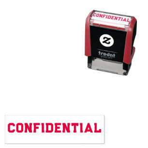 Tampon Auto-encreur Confidentiel