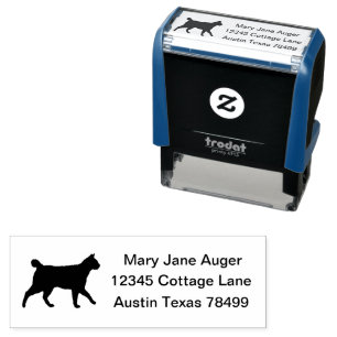 Tampon Auto-encreur Coréen Bobtail Cat Personnalisé