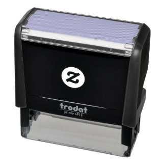 Tampon Auto-encreur Create Your Own editable dark gray