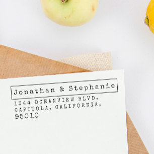 Tampon Auto-encreur Créez votre propre adresse de retour de machine 