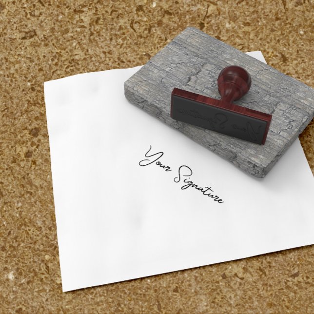 Tampon Auto-encreur Créez votre propre signature personnalisée anguill (Créateur téléchargé)