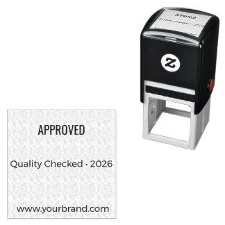 Tampon Auto-encreur Custom Stamp Self Inking Approved Branding Tool
