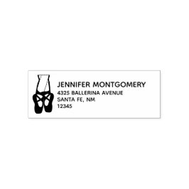 Tampon Auto-encreur Cute Ballet Dancer Jambes & Chaussons