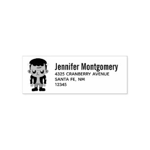 Tampon Auto-encreur Cute Funny Frankenstein Monster Halloween