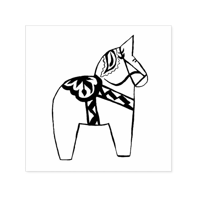 Tampon Auto-encreur Dala Horse (Design)