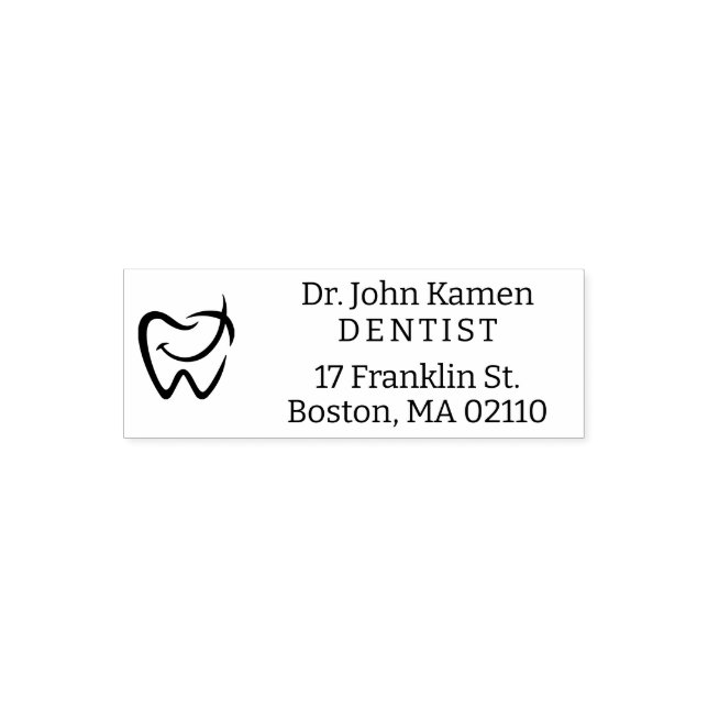 Tampon Auto-encreur Dentiste | Bureau dentaire (Design)
