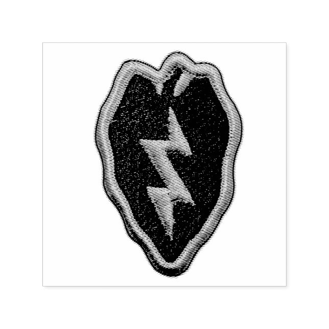 Tampon Auto-encreur Division d'infanterie 25e Division de l'armée - Pa (Design)