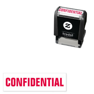 Tampon Auto-encreur Documents confidentiels Business Office