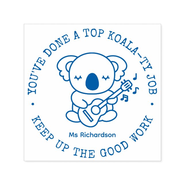 Tampon Auto-encreur Drôle Cute Koala Top Qualité Professeur Louer (Design)