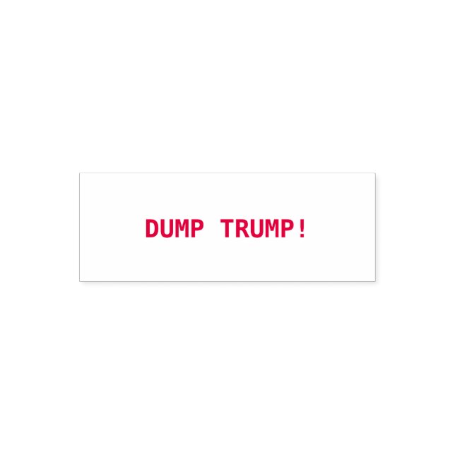 TAMPON AUTO-ENCREUR  DUMP TRUMP ! (Design)