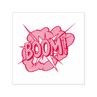 Tampon Auto-encreur Effet sonore de la bande dessinée : Boom! Bulle d'