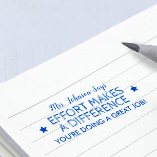 Tampon Auto-encreur Effort Faire Un Excellent Travail Enseignants Pers