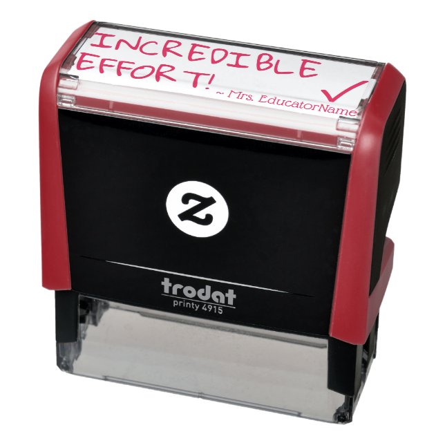 Tampon Auto-encreur "EFFORT INCROYABLE !" Félicitations Timbre en caou (Produit)