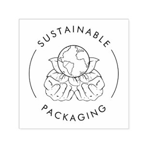 Tampon Auto-encreur Emballage durable Commerce écologique