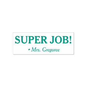 Tampon Auto-encreur Encourager "SUPER EMPLOI !" Timbre en caoutchouc T
