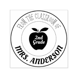 Tampon Auto-encreur Enseignant et niveau | De la classe de