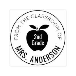 Tampon Auto-encreur Enseignant et niveau | De la classe de