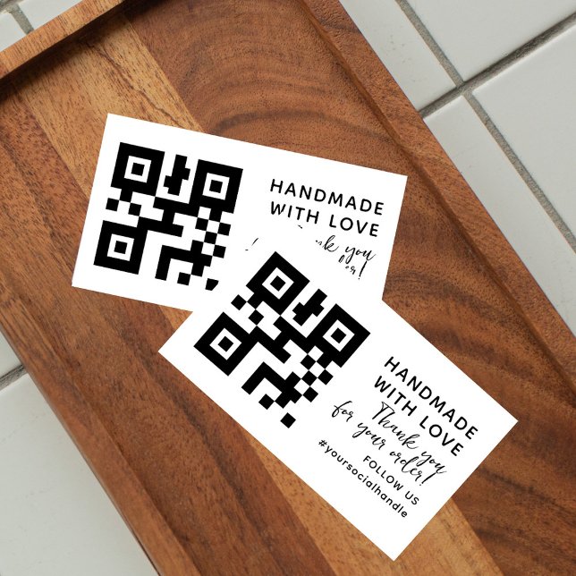 Tampon Auto-encreur Entreprise personnalisée QR ou LOGO moderne (Créateur téléchargé)