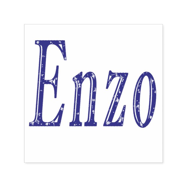 Tampon Auto-encreur Enzo, Nom Logo, (Design)