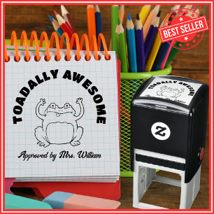 Tampon Auto-encreur Excellent Travail TOAD Encouragement de Notation E