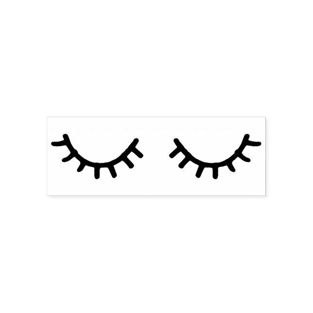 Tampon Auto-encreur Eyelashes (Design)