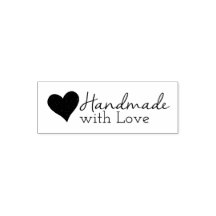 Fabriqué à la main avec Timbre d'Amour
