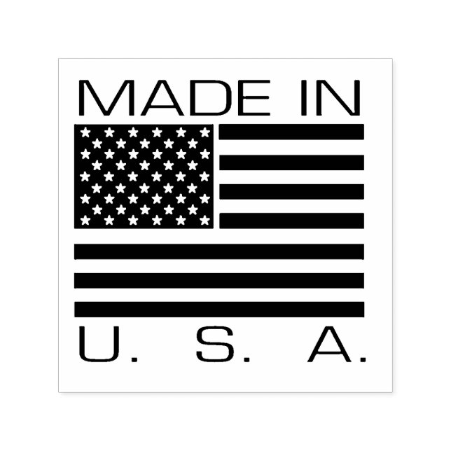 Tampon Auto-encreur Fabriqué aux États-Unis (Design)
