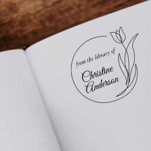 Tampon Auto-encreur Faites Votre Propre Couronne De La Bibliothèque De