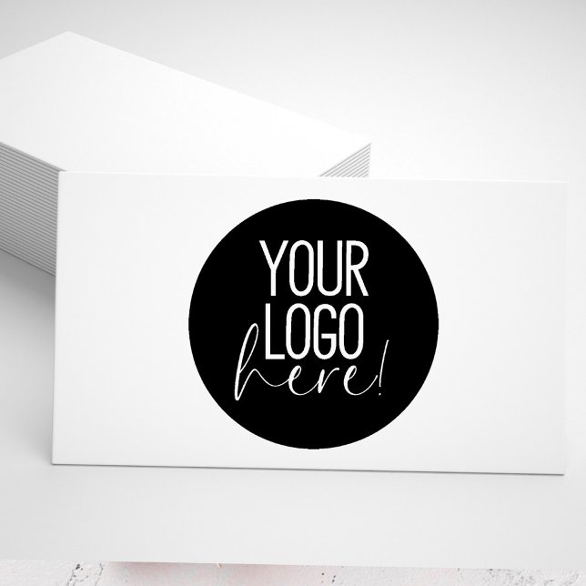 Tampon Auto-encreur Faites votre propre logo d'entreprise circulaire p (.)