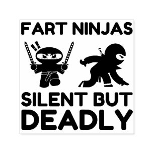 Tampon Auto-encreur Fart Ninjas Silencieux Mais Mort