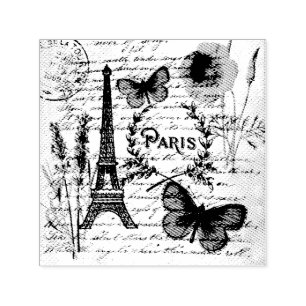 Tampon Auto-encreur Fashion Salon SPA french eiffel tower Paris