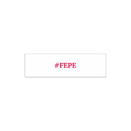 TAMPON AUTO-ENCREUR #FEPE RED INK STAMPING