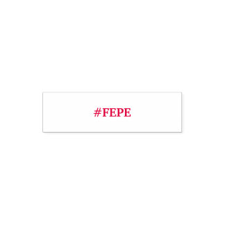 TAMPON AUTO-ENCREUR #FEPE RED INK STAMPING