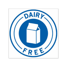 Tampon Auto-encreur Food Allergy Icon Dairy Free